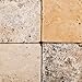 Andean Cream Peruvian Travertine 4 X 4 Tumbled Field Tile - 4-pcs. Sample Set
