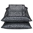 - Giraffe Print Satin Sheet Set - Full