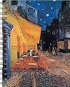 Wire-o Journal - Van Gogh Cafe - Medium ( Lined one side - Black wire-o )