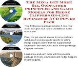 The Mega Get More Biz, Godfather Principles and Sales Models for Hedge Clippers On-line Businesses 3 CD Power Pack