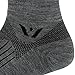 Swiftwick - PURSUIT TWO, Quarter Crew Socks for Trail Running and Cycling, Heather, Large