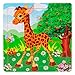 LandFox Toy,Wooden Puzzle Educational Developmental Baby Kids Training Toy