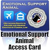 Emotional Support Animal ID Card - Protect Your Right to Have an ESA With You