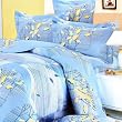Blancho Bedding - [Tender Blue] 100% Cotton Comforter Cover/Duvet Cover Combo
