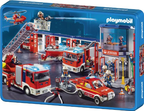Schmidt Spiele 55581 - Playmobil, Feuerwehr, 100 Teile Puzzle, in Metalldose Preisvergleich