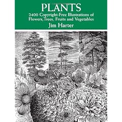 Plants: 2400 Copyright-Free Illustrations of Flowers, Trees, Fruits and Vegetables