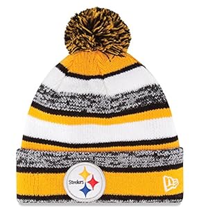 New Era NFL 2014 On Field Knit Pittsburgh Steelers Beanies, OS