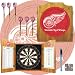 Nhl Detroit Redwings Dart Cabinet Includes Darts And Board