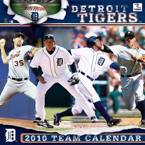 Detroit Tigers 2010 Wall Calendar
