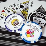 Custom Printed Birthday Poker Chip