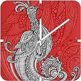 IMAGE OF Square Clock The Bird (by DENY Designs)