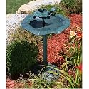 BIRD BATH LEAF DESIGN