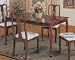 Queen Anne Style Cherry Finish Wood Dining Room Table