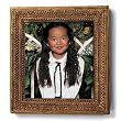 Gold Frame Magnet for Personal Photographs (2-3/4" x 2-1/2") - comes with pop-out easel