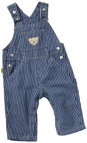 Steiff Unisex-Baby Latzhose 0006812, Gr. 104, Blau (3032) Preisvergleich