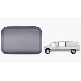 CRL Fixed "All Glass Look" Window - Driver Side Forward 1997+ Chevy/GMC Vans 43-7/8" x 28-5/8