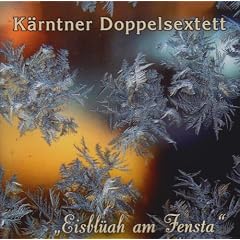 Eisbl�ah am Fensta