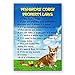 Pembroke Corgi Property Laws Fridge Magnet No 1