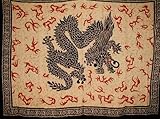 Oriental Dragon Tapestry-Bedspread-Coverlet-Throw