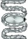 Roberto Cavalli Ladies Cleopatra Analogue Watch R7253195515 with Silver Dial and Stainless Steel Case