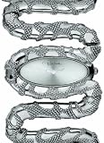 Roberto Cavalli Ladies Cleopatra Analogue Watch R7253195515 with Silver Dial and Stainless Steel Case