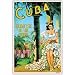 Trademark V8054-C2232GG Cuba Holiday Isle -Framed 22x32 Canvas Art