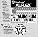 Southwire 55082122 Alflex 1/2-Inch-by-50-Foot Reduced Wall Flexible Aluminum Conduit