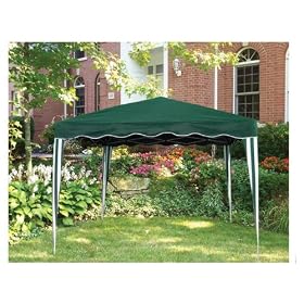 Bliss Hammocks CA-900G Stow-Ez 10 x 10 Ft Pop Up Collapsible Canopy And Carry Bag with Wheels -... by Bliss
