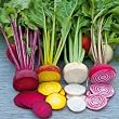 Bunte Rote Bete, Hula Hoop Mischung
