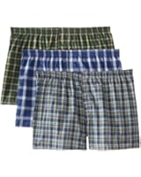Fruit of the Loom Men's BigMan Woven Boxer(Pack of 3)