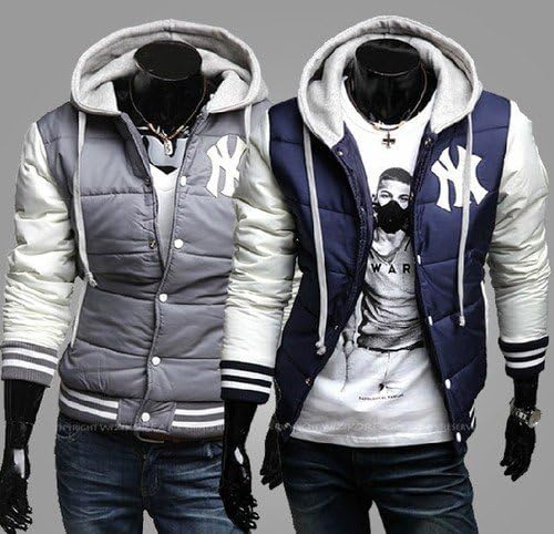 New Style Hot Men's Hooded Baseball Cardigan Hoodies Jackets Coats Tracksuits