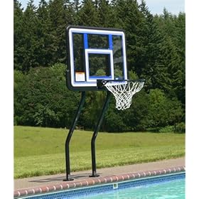  S.R. Smith BASK Swim N Dunk Complete Basketball Game with In-Deck Anchors, 4-Box