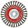 Norton Wire Wheel Brush, Threaded Hole, Carbon Steel, Full Twist Knotted