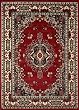 Traditional Area Rug, Supreme Red 5'x8'