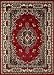 Traditional Area Rug, Supreme Red 5'x8'