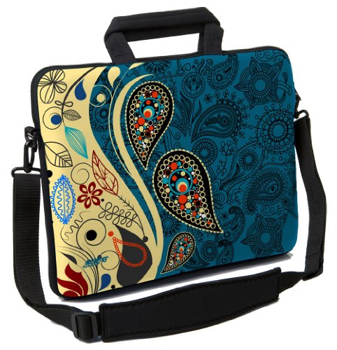 Designer Sleeves Paisley Fashion Executive Case for 15-Inch Laptop, Blue (15ES-PF) Designer Sleeves Paisley Fashion Executive Case for 15-Inch Laptop, Blue (15ES-PF)