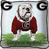 Univ of Georgia On My Mind Pillow - 17 x 17 Pillow - Georgia Bulldogs