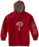 MLB Youth Philadelphia Phillies Vintage Team Id Hoodie (Antique Red, Medium)