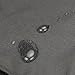Black Crystal Hiking Ski Snow Gaiters Waterproof Breathable Nylon Men's Black Size Medium