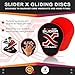 Epitomie Fitness Slider X Gliding Discs - Core Sliders Set for Core Workouts and Sliders Exercise (Exercise Sliders Perfectly Shaped for Hands & Feet)