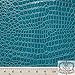 Vinyl Crocodile Turquoise Fake Leather 54 Inch Wide Fabric by The Yard (F.E.