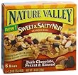 Nature Valley Sweet & Salty Nut Granola Bars, Dark Chocolate, Peanut & Almond, 6-Count Boxes (Pack of 6)