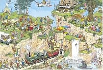 Jumbo Puzzle - The Golf Course Jan van Haasteren 1500 piece puzzle