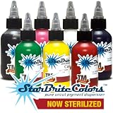 Starbrite 7 FAVORITE Colors Sterile Tattoo Ink 1/2 OZ