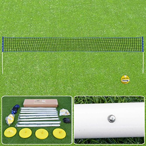 Strong Camel NEW 8' X 30' Volleyball Net set Sport Steel Blue