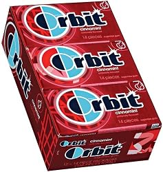 Orbit Cinnamint Sugarfree Gum, 14-Piece Packs (Pack of 12)