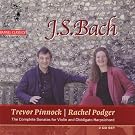Bach: Complete Sonatas for Violin and Obbligato Harpsichord /Podger � Pinnock