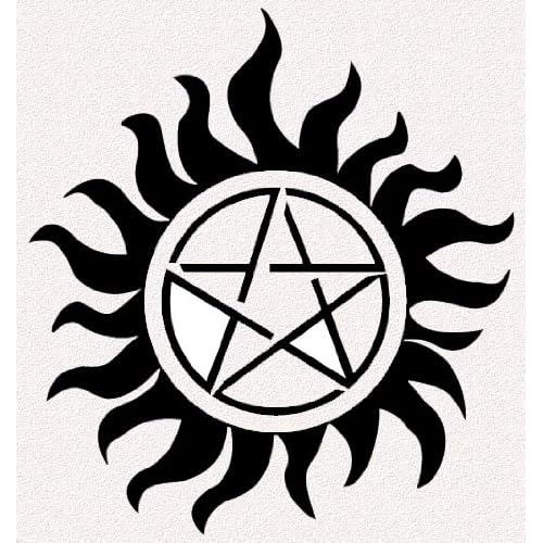 supernatural tattoos. Amazon.com: Supernatural Pentagram Tattoos SET OF FIVE - Search for other