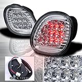 98 99 00 01 02 Lexus GS300, GS400 LED Trunk Tail Lights - Clear (Pair)