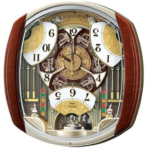 SEIKO CLOCK (セイコークロック) 掛け時計 ウエーブシンフォニー 電波時計 ツイン・パ からくり RE564H